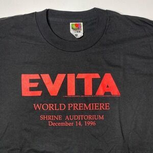 Vintage 90s Evita Madonna movie shirt - World premiere Shrine auditorium in LA